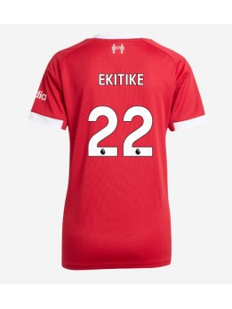 Zenske Futbalové oblečenie Liverpool Hugo Ekitike #22 2025-26 Krátky Rukáv - Domáci